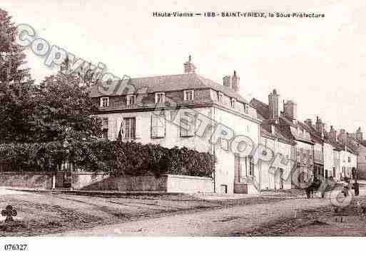 Ville de SAINTYRIEIXLAPERCHE, carte postale ancienne