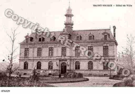 Ville de SAINTYRIEIXLAPERCHE, carte postale ancienne