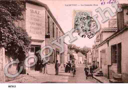 Ville de SAINTRYSURSEINE, carte postale ancienne