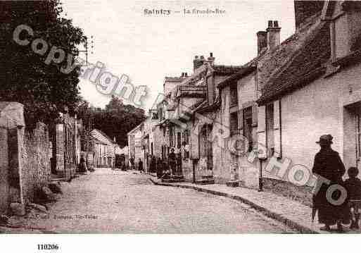 Ville de SAINTRYSURSEINE, carte postale ancienne