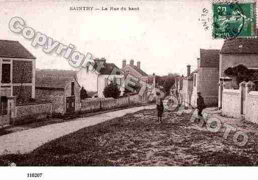 Ville de SAINTRYSURSEINE, carte postale ancienne