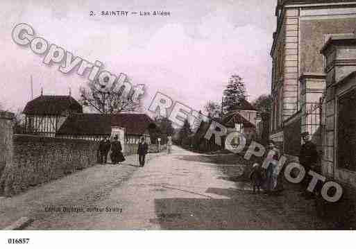 Ville de SAINTRYSURSEINE, carte postale ancienne