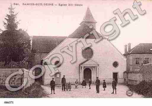 Ville de SAMOISSURSEINE, carte postale ancienne