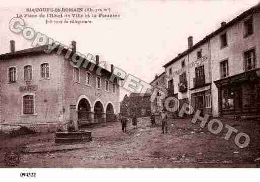 Ville de SIAUGUESSAINTEMARIE, carte postale ancienne