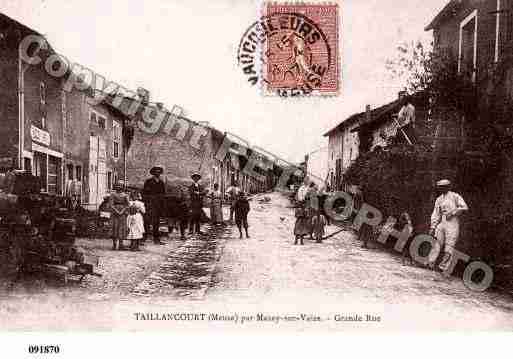 Ville de TAILLANCOURT, carte postale ancienne