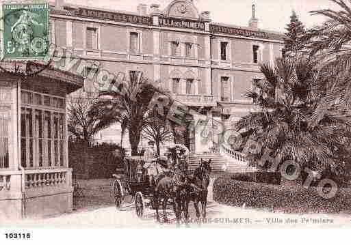 Ville de TAMARIS, carte postale ancienne