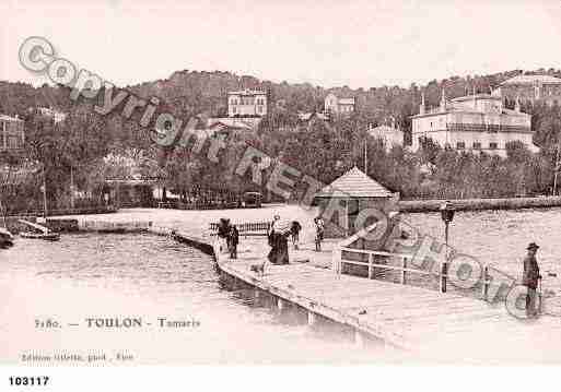 Ville de TAMARIS, carte postale ancienne