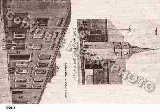 Ville de THEDING, carte postale ancienne Ville de THEDING, carte postale ancienne