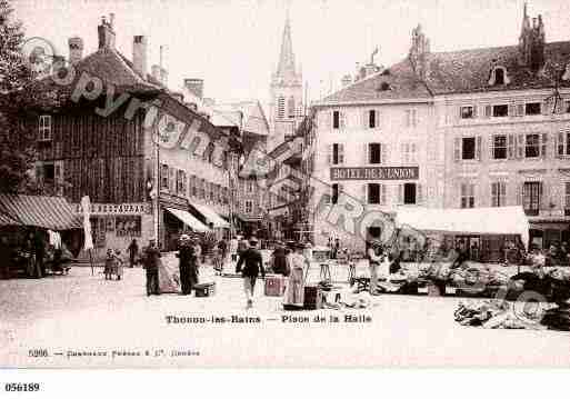 Ville de THONONLESBAINS, carte postale ancienne