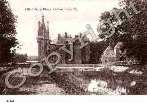 Ville de TREVOL, carte postale ancienne