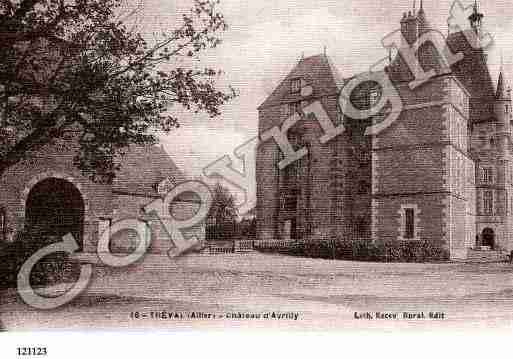 Ville de TREVOL, carte postale ancienne