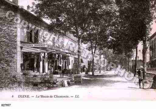 Ville de UGINE, carte postale ancienne