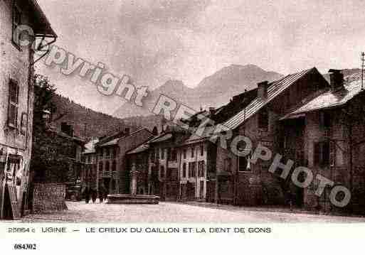 Ville de UGINE, carte postale ancienne