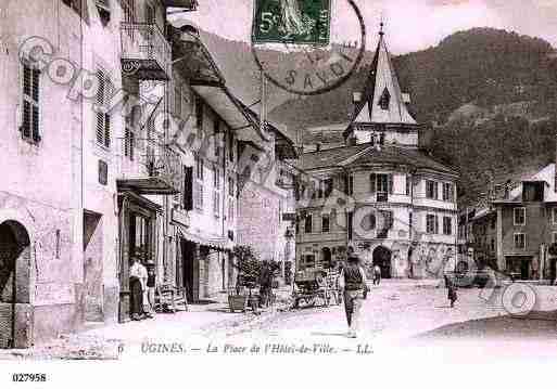 Ville de UGINE, carte postale ancienne