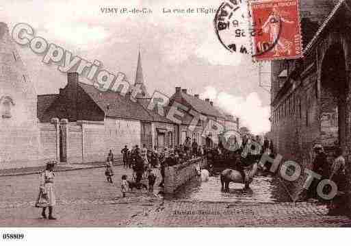 Ville de VIMY, carte postale ancienne