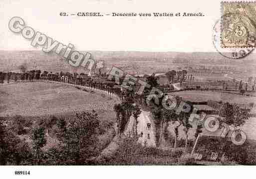 Ville de WEMAERSCAPPEL, carte postale ancienne