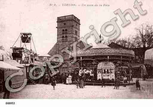 Ville de YZEURE, carte postale ancienne