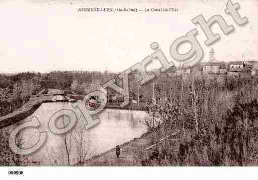 Ville de AMBIEVILLERS, carte postale ancienne