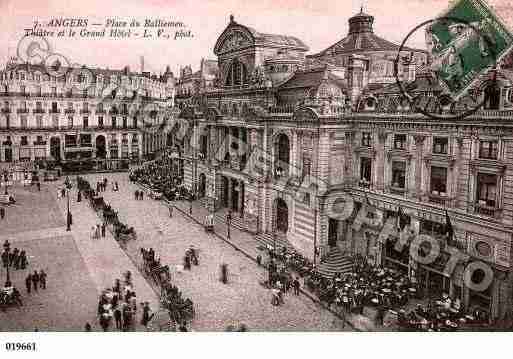 Ville de ANGERS, carte postale ancienne