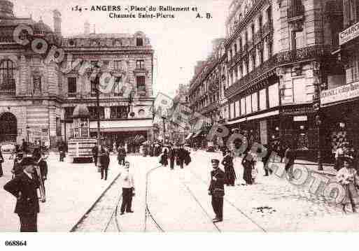 Ville de ANGERS, carte postale ancienne