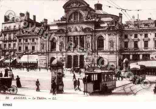 Ville de ANGERS, carte postale ancienne