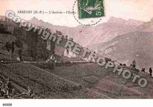 Ville de ARBEOST, carte postale ancienne