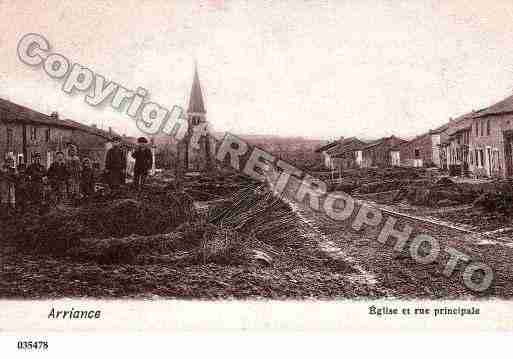 Ville de ARRIANCE, carte postale ancienne