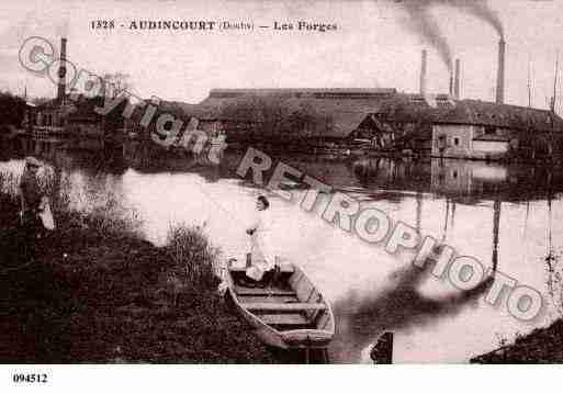 Ville de AUDINCOURT, carte postale ancienne