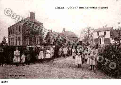 Ville de AVESNESENVAL, carte postale ancienne Ville de AVESNESENVAL, carte postale ancienne