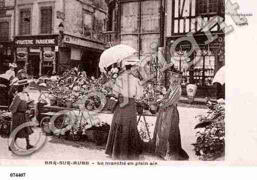 Ville de BARSURAUBE, carte postale ancienne