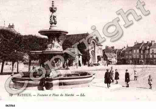 Ville de BAYEUX, carte postale ancienne