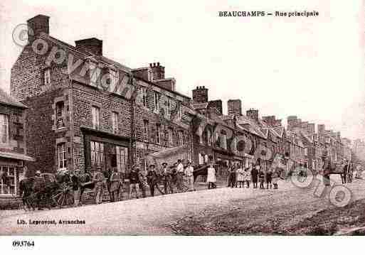 Ville de BEAUCHAMPS, carte postale ancienne