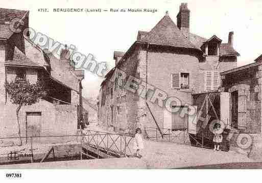 Ville de BEAUGENCY, carte postale ancienne