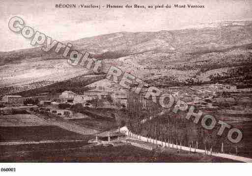 Ville de BEDOIN, carte postale ancienne