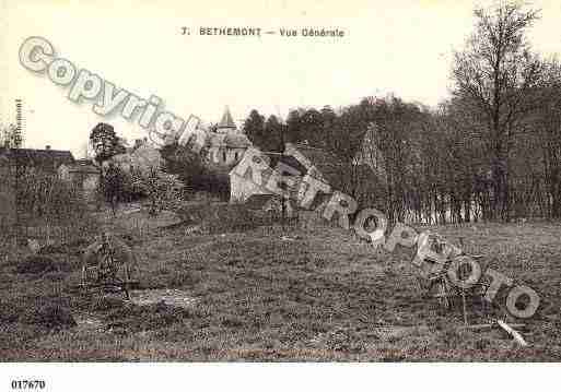 Ville de BETHEMONTLAFORET, carte postale ancienne