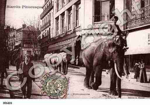 Ville de BIARRITZ, carte postale ancienne