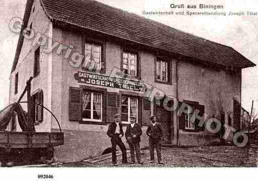 Ville de BINING, carte postale ancienne Ville de BINING, carte postale ancienne
