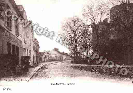 Ville de BLANDY, carte postale ancienne