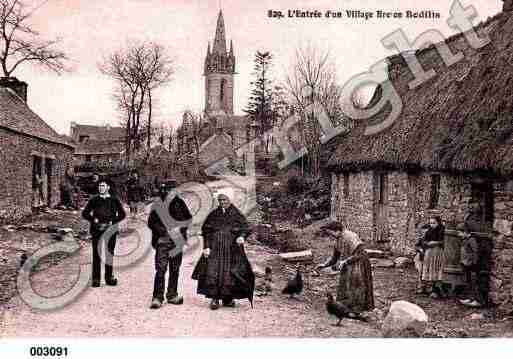 Ville de BODILIS, carte postale ancienne