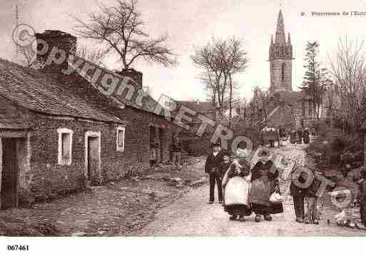 Ville de BODILIS, carte postale ancienne