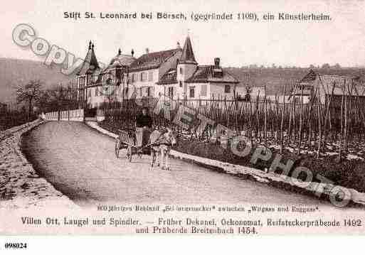 Ville de BOERSCH, carte postale ancienne