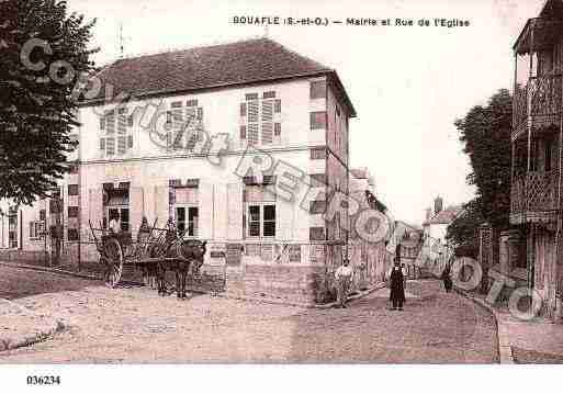 Ville de BOUAFLE, carte postale ancienne