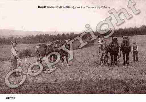 Ville de BOUTTENCOURT, carte postale ancienne