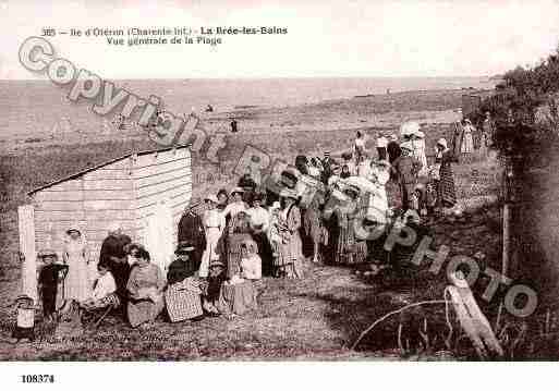 Ville de BREELESBAINS(LA), carte postale ancienne