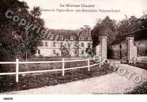 Ville de BRION, carte postale ancienne