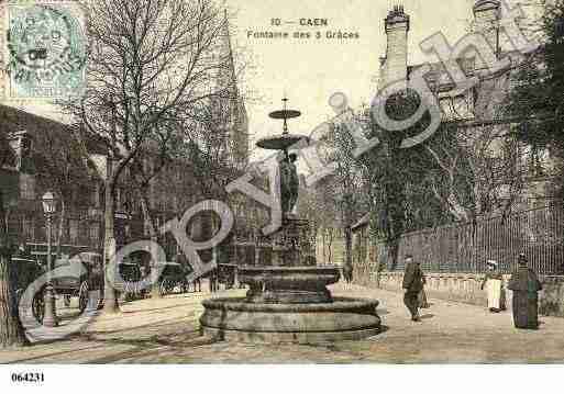 Ville de CAEN, carte postale ancienne