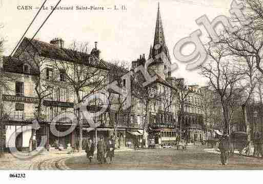 Ville de CAEN, carte postale ancienne