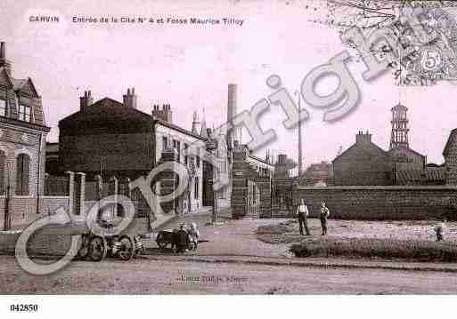 Ville de CARVIN, carte postale ancienne