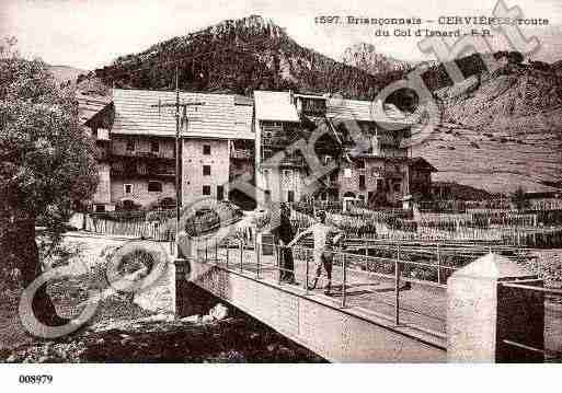 Ville de CERVIERES, carte postale ancienne