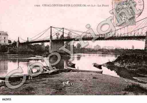 Ville de CHALONNESSURLOIRE, carte postale ancienne